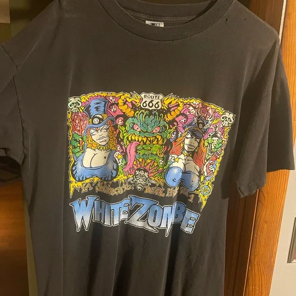 Shirts | Vintage 1992 White Zombie T Shirt | Poshmark